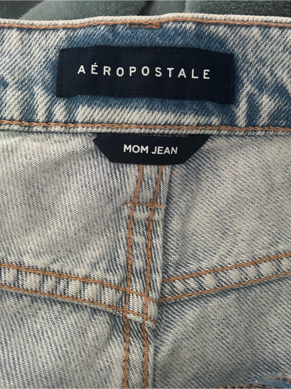Distressed Light Wash Women’s Mom Jean - Picture 7 of 10